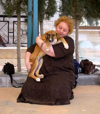 Micaela & 5-month-old Khattaf in Syria
